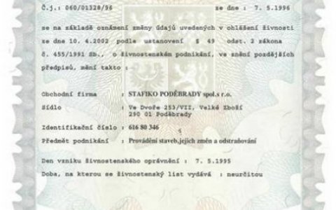 Živnostenský list